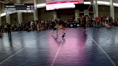 53 lbs Quarters - Kai Leavitt, Utah vs Cal Downing, Wyoming