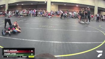 60 lbs Quarterfinal - Rhett Jackson, Rockmart Takedown Club vs Tanner James, Palmetto State Wrestling Academy