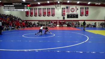 133 lbs Cons. Round 1 - Dallin Banks, Utah Tech University vs Jimmy Romero, Menlo NWCA