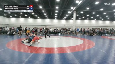 165 lbs Cons. Sub-quarters - Luke Louzensky, Young Guns Tennessee vs Matthew Kaiser, Legacy Dragons