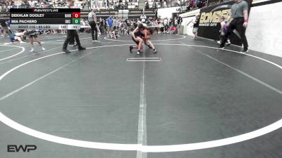 85 lbs Rr Rnd 1 - Dekhlan Dooley, Darko Valley Wolfpak vs Mia Pachero, OKC Saints Wrestling