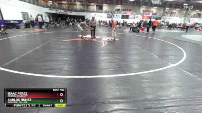 133 lbs Cons. Round 2 - Carlos Nunez, Montreat College vs Isaac Perez, Friends University