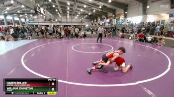 85 lbs Cons. Round 2 - Hagen Roller, Borger Youth Wrestling vs William Johnston, Texas