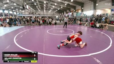 85 lbs Cons. Round 2 - Hagen Roller, Borger Youth Wrestling vs William Johnston, Texas
