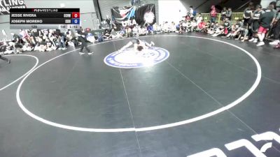 126 lbs Jesse Rivera, CVWA - Central Valley Wrestling Association vs Joseph Moreno, SDIKWA - San Diego-Imperial Kids Wrestling Association