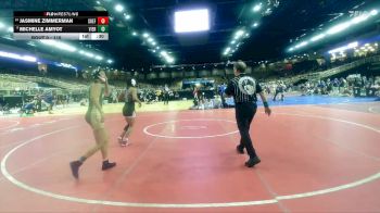 115 lbs Cons. Round 5 - Jasmine Zimmerman, South Effingham vs Michelle Amyot, Viera