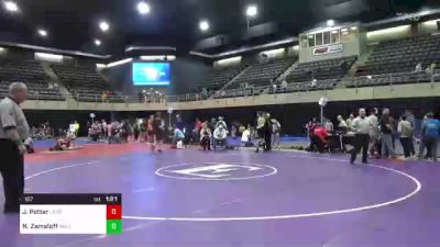 167 lbs Final - Jake Potter, Langhorne, PA vs Nicolas Zamaloff, Wall, NJ