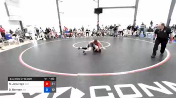 51 kg 3rd Place - Nathanael Jesuroga, Sebolt Wrestling Academy vs Drew Gorman, JK Squad