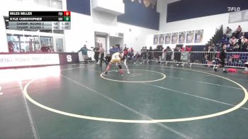 138 lbs Champ. Round 2 - Kyle Christopher, Heritage vs Miles Miller, Peninsula