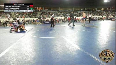 92 lbs Round Of 16 - Camden Alexander, Chickasha Youth Wrestling vs Jordan Rasberry, Henryetta Knights Wrestling Club