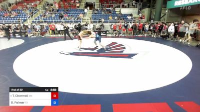 144 lbs Rnd Of 32 - Tyson Charmoli, MN vs Bryce Palmer, TX