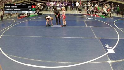 75 lbs Cons. Sub-semis - Jaxon Sedillo, LV Bears Wrestling Club vs Michael French, Evanston Elite Wrestling