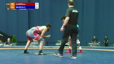 92 kg Round 1 - Zahid Valencia, USA vs Amirali Azarpira, IRI