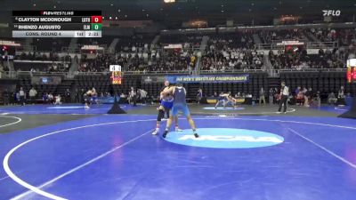 157 lbs Cons. Round 4 - Clayton McDonough, Luther vs Rhenzo Augusto, Elmhurst