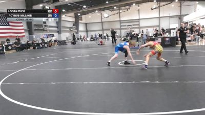 45 kg Cons. Semis - Logan Tuck, New Jersey vs Cyrus Millage, Sebolt Wrestling Academy