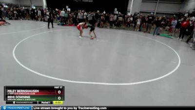 90 lbs Quarterfinal - Miley Bernshausen, 2 Tuff Gym Wrestling Club vs Remi Downing, Greater Heights Wrestling