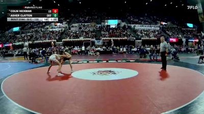 Quarterfinal - Asher Clayton, Choteau vs Colin Hickman, Lincoln County (Eureka)