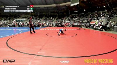 77 lbs Consi Of 8 #2 - Landon Edwards, Xtreme Training vs Brody Peters, Sebolt Wrestling Academy