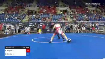 160 lbs Round Of 128 - Kenny Snyder, Michigan vs Brian Gordon, Virginia