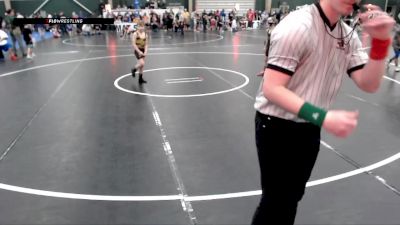 70 lbs Champ. Round 1 - Porter Kinnan, HAWK vs Kayne Mitchell, East Butler