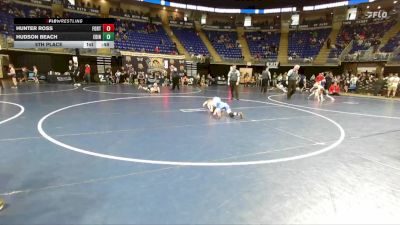 82 lbs 5th Place - Hunter Ross, Fort LeBoeuf vs Hudson Beach, Edinboro