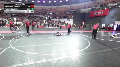 63 lbs 1st Place Match - Braylon Tibbett, Chippewa Elite vs Austin Haure, Monona Grove/McFarland Wrestling Club