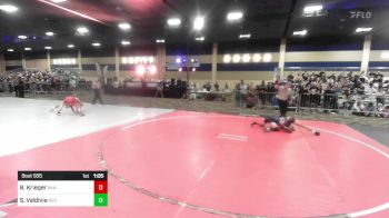 106 lbs Round Of 64 - Brendan Krieger, San Dimas HS vs Steven Valdivia, Red Mountain WC