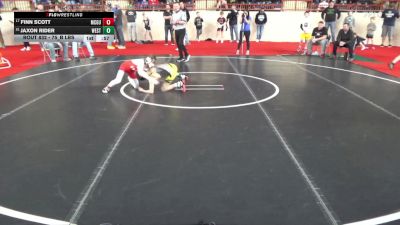 75_B lbs Consi Of 16 #2 - Finn Scott, McGuffey vs Jaxon Rider, West Allegheny