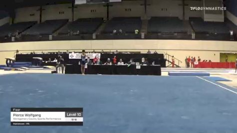 Pierce Wolfgang - Floor, Montgomery County Sports Performance Center - 2021 USA Gymnastics Development Program National Championships