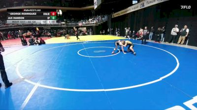 5A 120 lbs Champ. Round 1 - George Rodriguez, Uvalde vs Jax Hanson, Dallas Highland Park