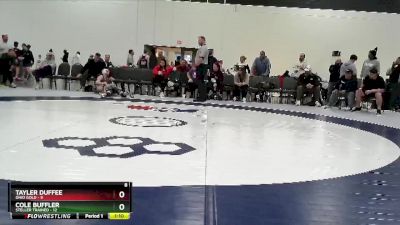 112 lbs Quarterfinals (8 Team) - Tayler Duffee, Ohio Gold vs Cole Buffler, Steller Trained