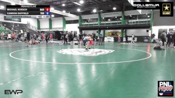 144 kg Quarterfinal - Michael Roesch, Maurer Coughlin Wrestling Club vs Camron Duffield, Thoroughbred Wrestling Academy