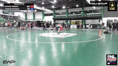 144 kg Quarterfinal - Michael Roesch, Maurer Coughlin Wrestling Club vs Camron Duffield, Thoroughbred Wrestling Academy