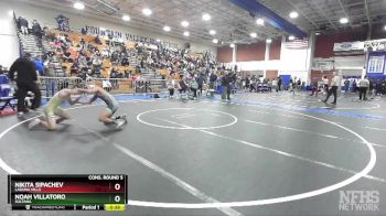 138 lbs Cons. Round 5 - Nikita Sipachev, Laguna Hills vs Noah Villatoro, Sultana