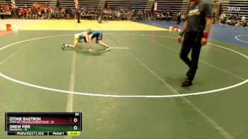 80 lbs Finals (8 Team) - Stone Bastron, STMA (St. Michael/Albertville) vs Drew Fier, Minneota
