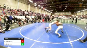 125 lbs Rr Rnd 2 - Juanito Garcia, Saguache Wolfpack vs Kason Smith, Cool Sunshine