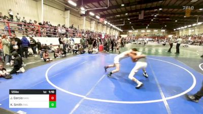 125 lbs Rr Rnd 2 - Juanito Garcia, Saguache Wolfpack vs Kason Smith, Cool Sunshine