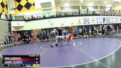 97 lbs Quarterfinal - Kasyn Ingle, Maurer Coughlin Wrestling Club vs Eddie Tomlinson, Central Indiana Academy Of Wrestling