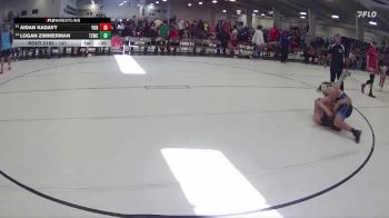 141 lbs Cons. Round 3 - Aidan Kadavy, York vs Logan Zimmerman, Team Zapas Wrestling Club