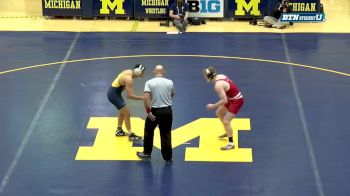 174 lbs, Ryan Christensen, Wisconsin vs #6, Myles Amine, Michigan