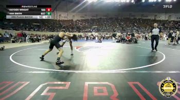 B6A-120 lbs 3rd Place Match - Van Smith, Mustang vs Hayden Wright, Yukon