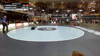 157 lbs Cons. Semi - Emerson Lowry, Stockton Hs vs Cameron Svitak, Herington Hs