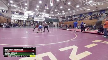 165 lbs Cons. Round 4 - Lucca Abrigo, Rancho Bernardo vs Benjamin Rodriguez, Valhalla