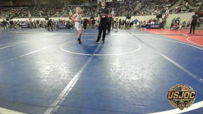 90 lbs Semifinal - Otha Douglas, Clinton Youth Wrestling vs Sage Davis, Marlow Outlaws