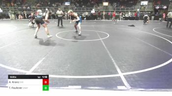 163 lbs Semifinal - Aidan Kranz, Canton, SD vs Tanner Faulkner, Unaffiliated