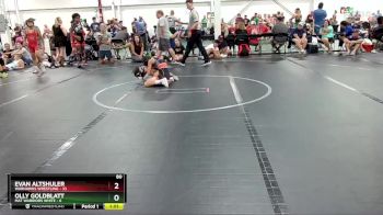 80 lbs Round 2 (6 Team) - Evan Altshuler, Warhawks Wrestling vs Olly Goldblatt, Mat Warriors White