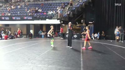 105 lbs Quarters - Hazel Allen, Super D Wrestling vs Lucas Lohmeier, Fusion Wrestling Club