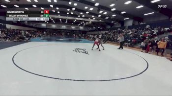 133 lbs Champ. Round 2 - Esuar Ordonez, Springfield College vs Kevon Griffin, King`s College