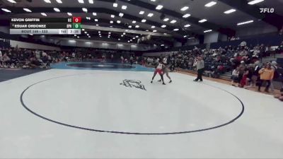 133 lbs Champ. Round 2 - Esuar Ordonez, Springfield College vs Kevon Griffin, King`s College