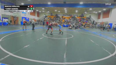 150 lbs Champ. Round 2 - Marcos Peñaloza, Norte Vista vs Corey Zamora, Alta Loma